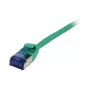 Synergy 21 Patch Laidas RJ45, CAT6A 500MHz, 10m, Žalias, U/FTP, plonas apvalus d=3,8mm, TPE (Superflex), AWG32
