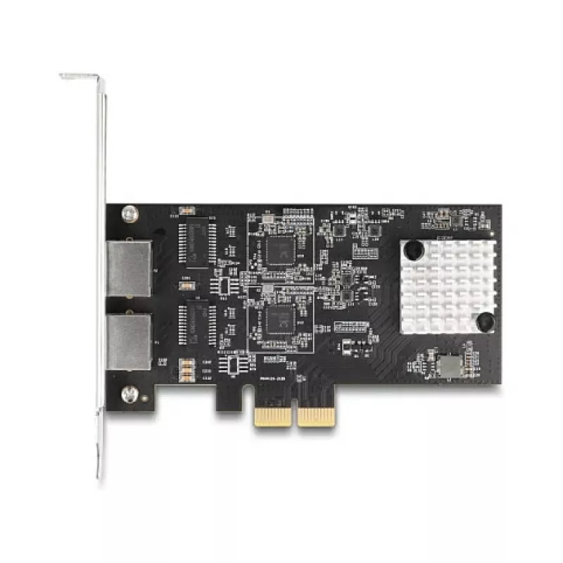 DeLOCK 81261 PCI Express x2 tinklo plokštė, 2 x RJ45 5 Gigabit LAN