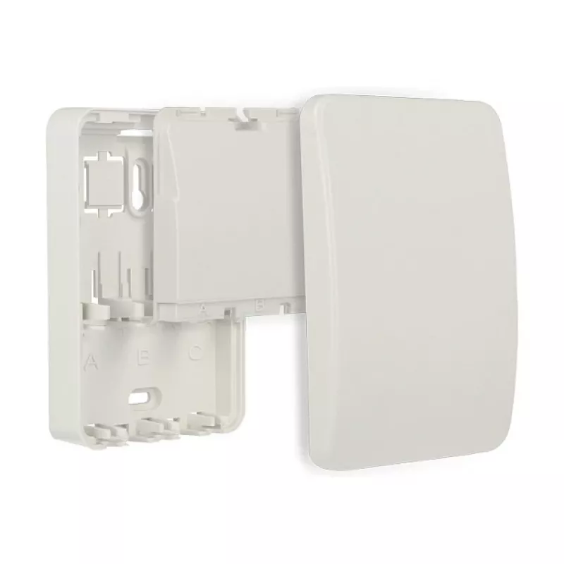 Sieninė jungiamoji dėžutė DELOCK 86262, 82×120×31 mm, balta