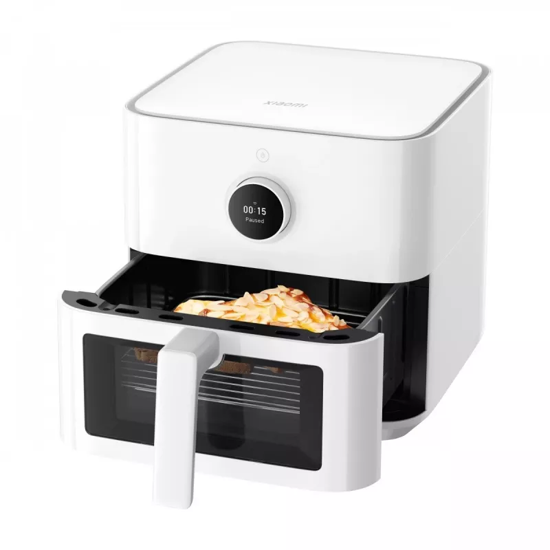 Karšto oro gruzdintuvė Xiaomi BHR8238EU 5,5 L 1600 W, liečiamas OLED, Wi‑Fi / išmanusis valdymas, balta