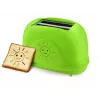 Skrudintuvas ESPERANZA EKT003 Smiley, 2 plytelėms, 750 W, 7 skrudinimo lygiai, atitirpinimas, išimamas trupinių padėklas, žalia spalva