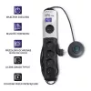 Qoltec 50171 apsauginis nuo viršįtampių filtras 7 kištukiniai lizdai 230V 1.5m juodas