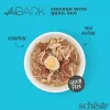 Šlapias kačių ėdalas Agras Pet Foods Schesir after Dark Complete Brühe 80 g – vištiena, be glitimo, suaugusioms katėms