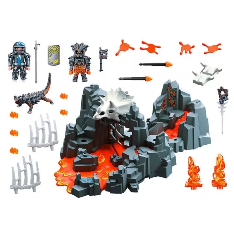 Žaidimų rinkinys Playmobil 70926 LAVOS KASYKLOS GLOBĖJAS 5-10 m. Įvairiaspalvis