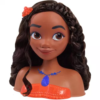 Disney Princess - Vaiana Stiliavimo Galva, Makiažo ir Šukavimo Galva