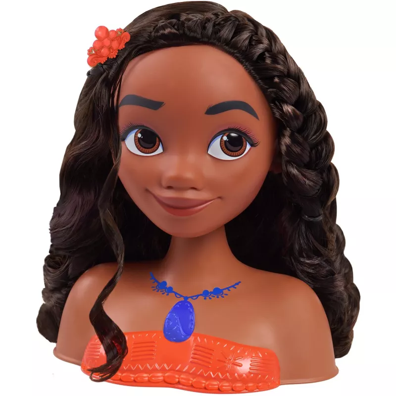 Disney Princess - Vaiana Stiliavimo Galva, Makiažo ir Šukavimo Galva