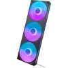 NZXT F360 RGB Core 360mm ARGB 3 viename juodas ventiliatorių rinkinys