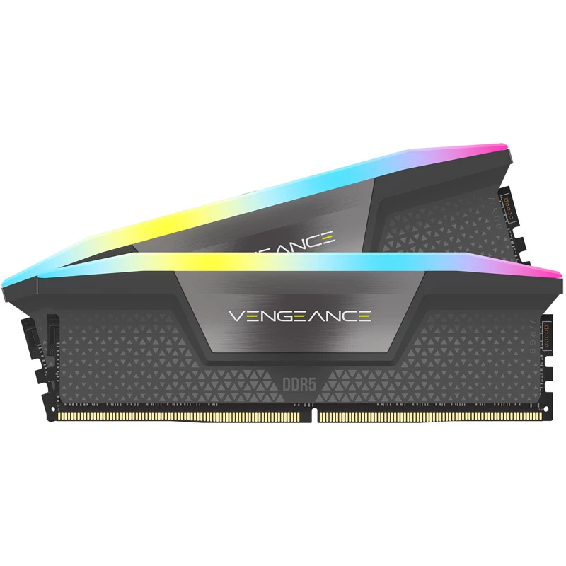 DIMM 64 GB DDR5-5600 (2x 32 GB) Dual-Kit, Arbeitsspeicher schwarz, CMH64GX5M2B5600Z40K, Vengeance RGB, INTEL XMP, AMD EXPO