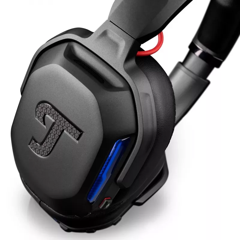 Teufel CAGE PRO belaidės ausinės su galvos juosta, žaidimams, USB Type-C, Bluetooth, juodos