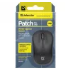 Laidinė optinė pelė DEFENDER PATCH MS-759 USB Type-A, ambidekstrinė, 1000 DPI, juoda