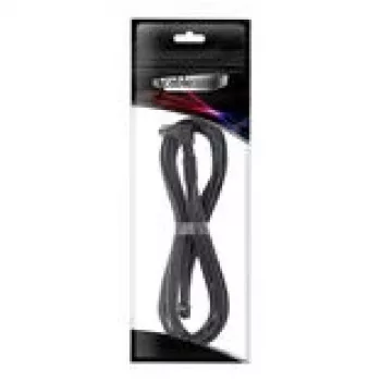 CableMod ModMesh 12V-2x6 PCIe laidas, skirtas Corsair Type 5 RMx Shift maitinimo blokams, 90° jungtis, anglies spalva, 65 cm