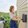 Sieninė elektromobilių įkrovimo stotelė Hager witty one 11 kW 3 fazės su Type 2 lizdu, RFID, Bluetooth, 4,5 m kabeliu, IP55, IK10