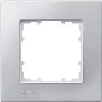 Siemens 5TG11111 – aliumininė rozetė / jungiklio rėmelis