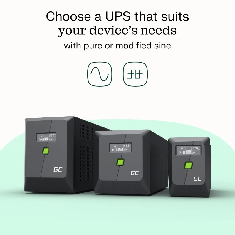 Green Cell UPSLP700 nepertraukiamo maitinimo šaltinis (UPS) Line-Interactive 1 kVA 700 W 4 kištukiniai lizdai