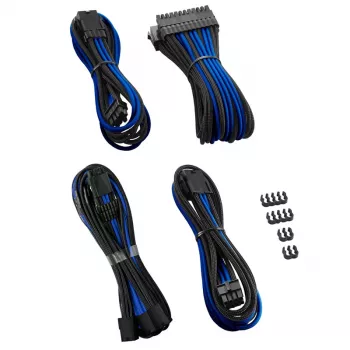 CableMod PRO ModMesh 12VHPWR kabelio prailginimo rinkinys juoda/mėlyna – 12VHPWR GPU maitinimo prailginimas
