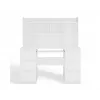 KUBA Rašomasis stalas komplektas + Extension Piece, baltas