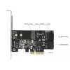 DeLOCK 90396 PCIe plokštė su 4 vidiniais SATA prievadais ir M.2 lizdu