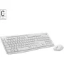 Logitech MK295 belaidis klaviatūros ir pelės rinkinys, tylus, baltas, USB imtuvas, Swiss, 920-009872
