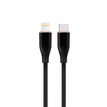 GEMBIRD CC-USB2S-CM8PM-1.5M-BK Lightning laidas, 1,5 m