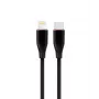 GEMBIRD CC-USB2S-CM8PM-1.5M-BK Lightning laidas, 1,5 m