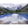 Elektrinis virdulys LAFE LAFCZA45865, nerūdijantis plienas, 0,6 L, 600 W, šviesiai pilkas, užrakinamas dangtelis