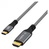 EFB Elektronik USB-C į HDMI laidas 4K30Hz pilkas – skaitmeninis duomenų laidas (USB-HDMI-00001)
