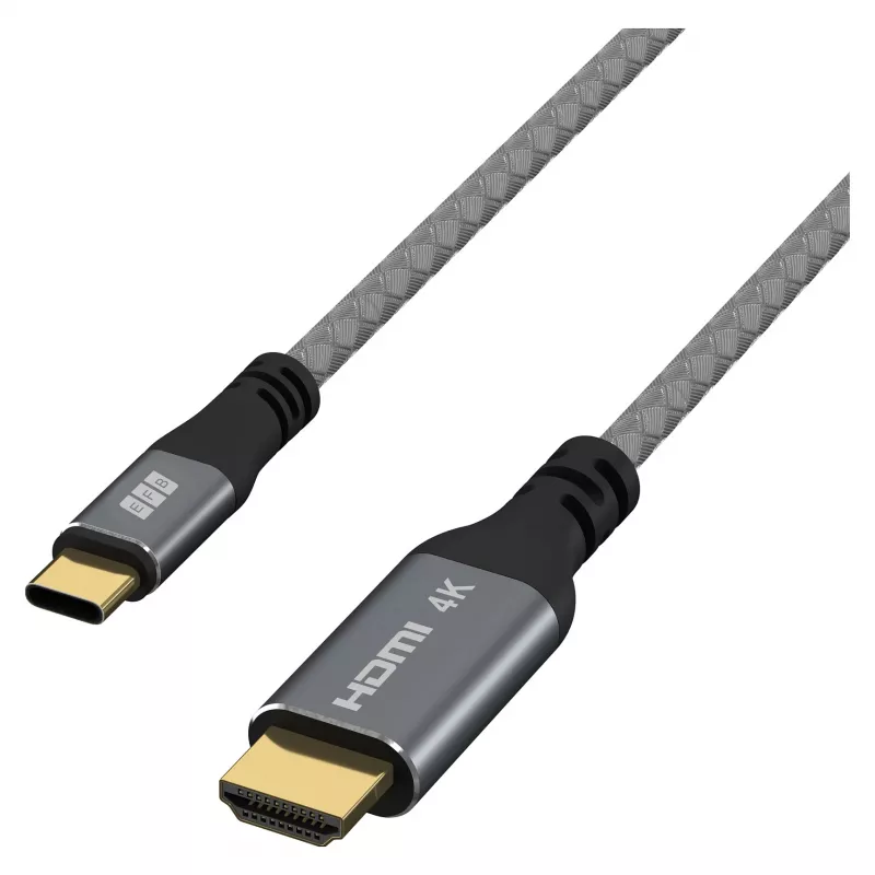 EFB Elektronik USB-C į HDMI laidas 4K30Hz pilkas – skaitmeninis duomenų laidas (USB-HDMI-00001)