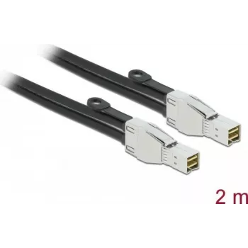 DeLOCK PCI Express kabelis Mini SAS HD SFF-8674 į SFF-8674 2 m