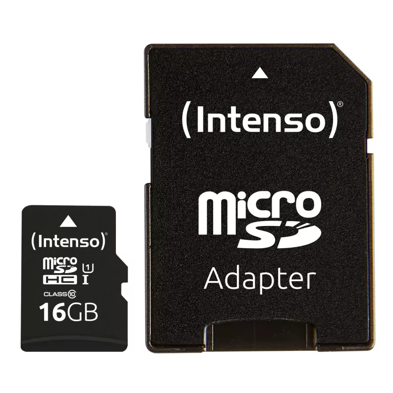 Intenso 16GB microSDHC UHS-I Class 10 atminties kortelė