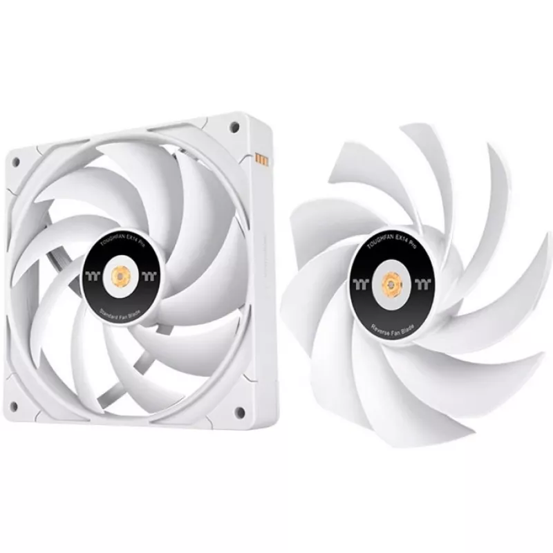 Thermaltake TOUGHFAN EX14 Pro 140 mm baltas 3 vnt. komplektas