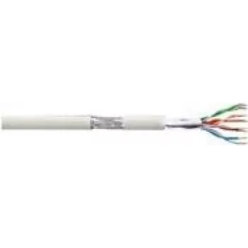 LogiLink EconLine - Bėginis kabelis - 100 m - SFTP, PiMF - CAT 6 - tvirtas - Pilka