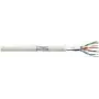 LogiLink EconLine - Bėginis kabelis - 100 m - SFTP, PiMF - CAT 6 - tvirtas - Pilka