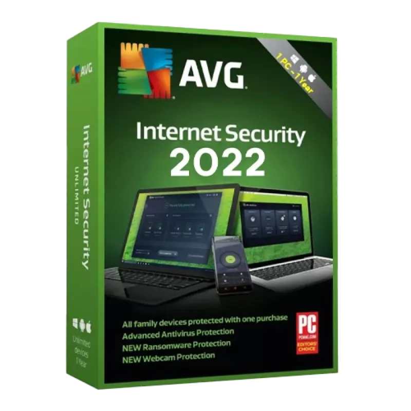 AVG Internet Security | 1 kompiuteris | 1 metai (tik Windows)