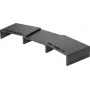 SpeaKa Professional SP-9472624 Stovas dviem monitoriams iki 32 colių, 20 kg, juodas (SP-9472624)