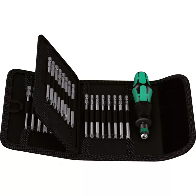 Wera Kraftform compact 62 rinkinys Kombinuotas atsuktuvas