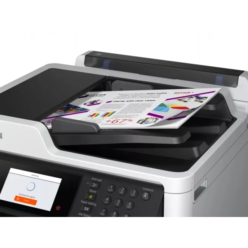 Monochrominis rašalinis daugiafunkcis spausdintuvas Epson WorkForce Pro WF-M5799DWF A4, didelės apkrovos 60K–100K puslapių