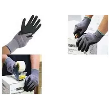 Franz Mensch HYGOSTAR darbo pirštinė Ergo Flex Pilka/juoda XL 6496044 (33293)