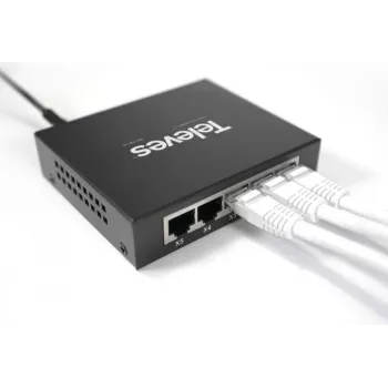 Nevaldomas Ethernet jungiklis Televes SWUM-1000-5 — 5x 10/100/1000 Mbps prievadai
