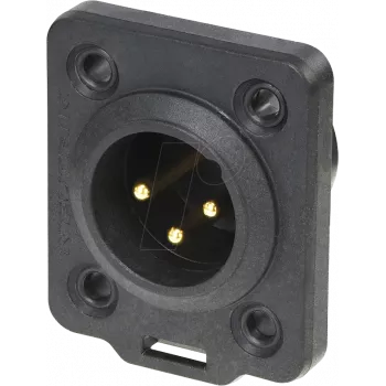 Neutrik NC3MDX-TOP Kištukas XLR Juodas (NC3MDX-TOP)