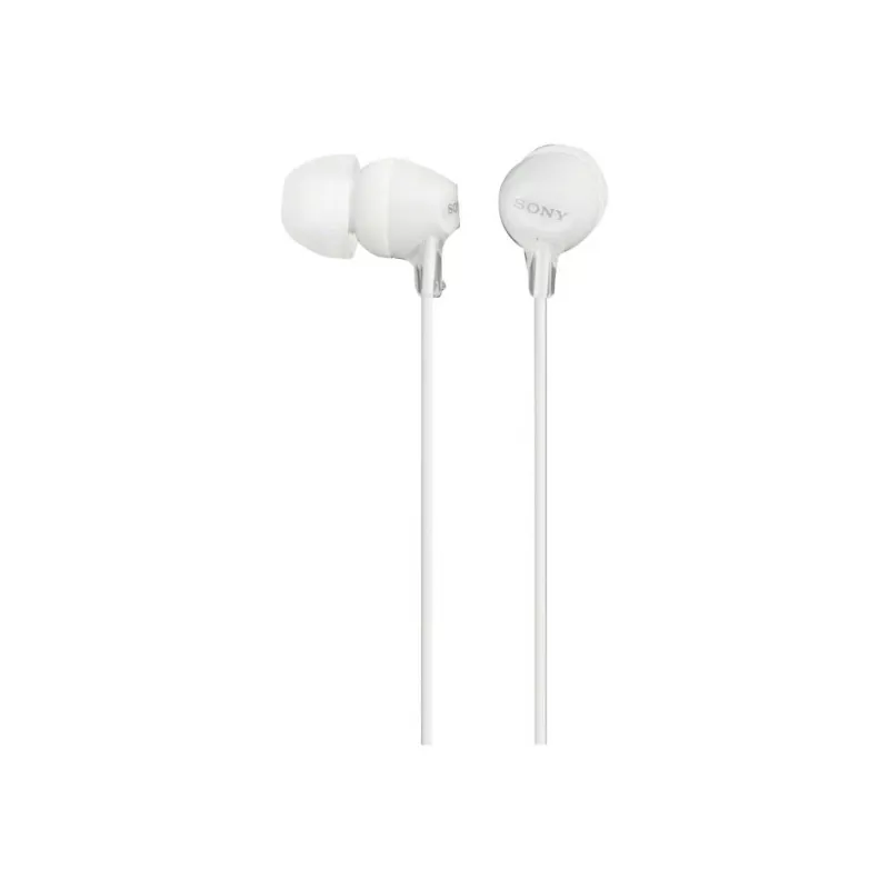 Ausinės Sony MDR-EX15LP, laidinės, 8–22000 Hz, 3 g, baltos