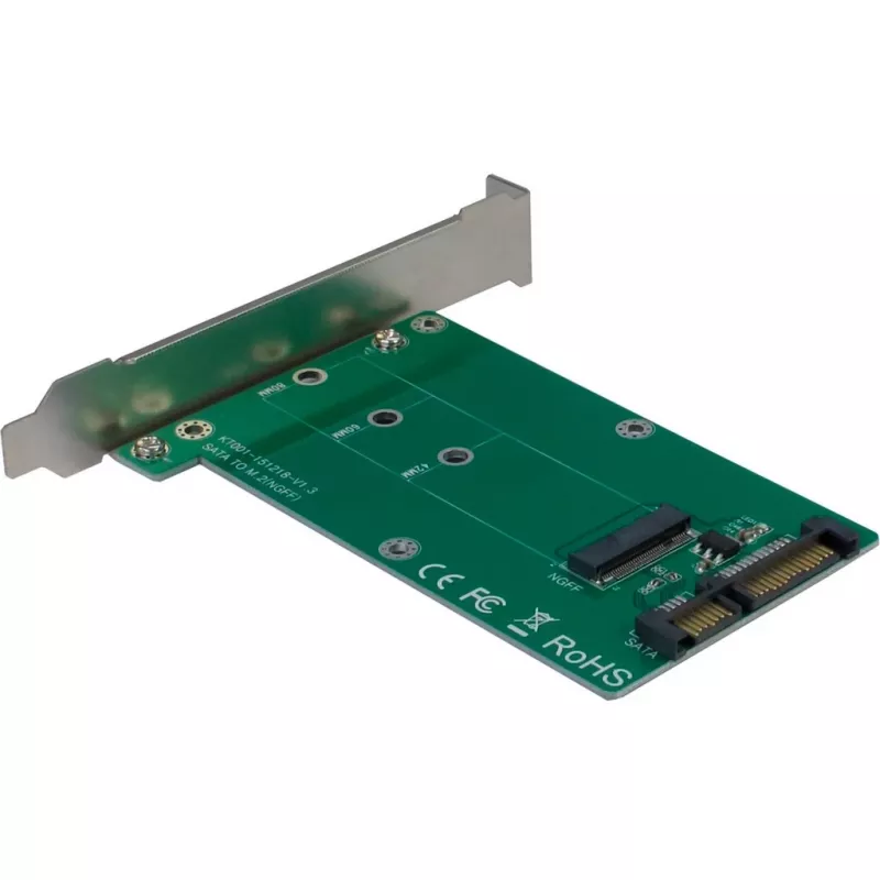 Inter-Tech KT001B M.2 į SATA III adapterio kortelė
