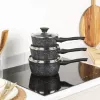 Verdantis puodų rinkinys Salter BW11460BRMFOB 3 vnt. Aliuminis Juodas
