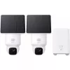 Eufy SoloCam E30 (2 komplektas) + Homebase 2 kupolinė IP apsaugos kamera lauke 2048 x 1080 pikseliai Siena