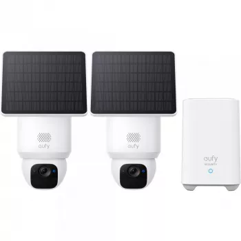 Eufy SoloCam E30 (2 komplektas) + Homebase 2 kupolinė IP apsaugos kamera lauke 2048 x 1080 pikseliai Siena