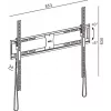 TV laikiklis sieninis TB TB-851E iki 100 colių (maks. 65 kg), VESA 800×600
