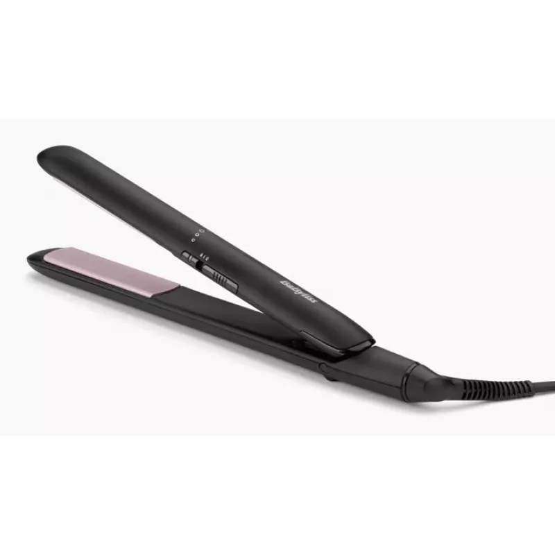 Tiesintuvas BaByliss CERAMIC 230 – keraminės plokštelės, 2 temperatūros lygiai, 1,8 m laidas, juodas