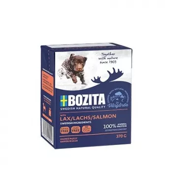 Bozita 00004260 šlapias šunų maistas su lašiša suaugusiems 370 g