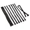 Kolink Core Pro Prašytas kabelių prailginimo rinkinys 12V-2x6 Type 2 – Jet Black/Gunmetal
