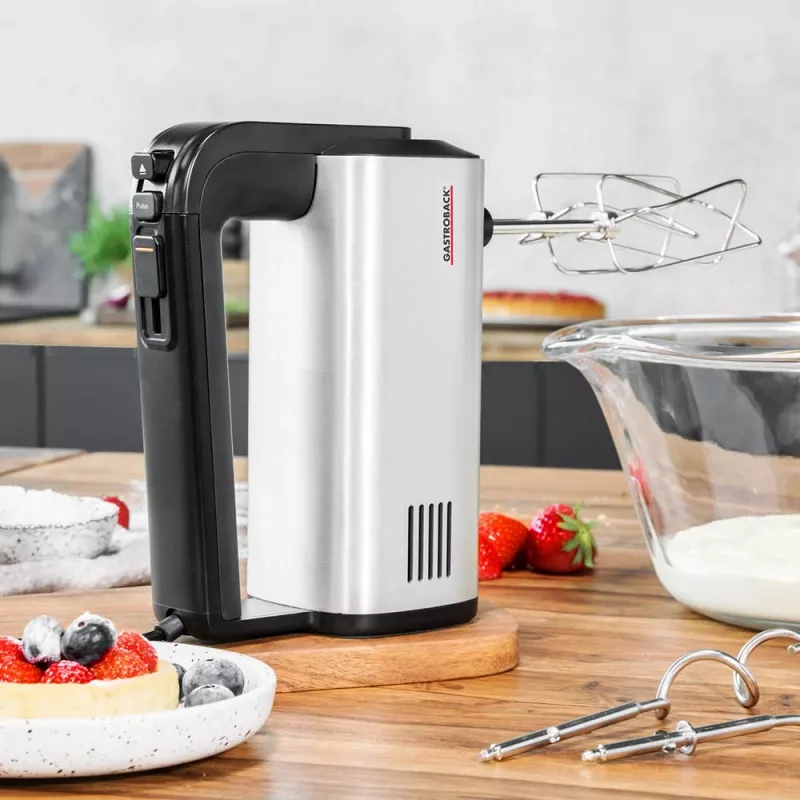 Virtuvinis kombainas Gastroback Design Handmixer Pro Black Silver