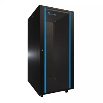 Extralink EX.11366 stelažo spinta 27U laisvai pastatoma juoda